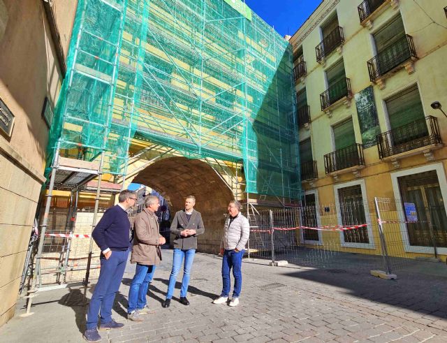 Los exteriores del histórico edificio del Ayuntamiento de Caravaca se someten a obras de restauración - 1, Foto 1