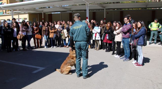 Estudiantes de Criminología de la UMU visitaron instalaciones de la Guardia Civil de Murcia - 2, Foto 2