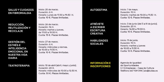 La Concejalía de Servicios Sociales promueve talleres relacionados con la salud, la inteligencia emocional o la escritura creativa - 2, Foto 2