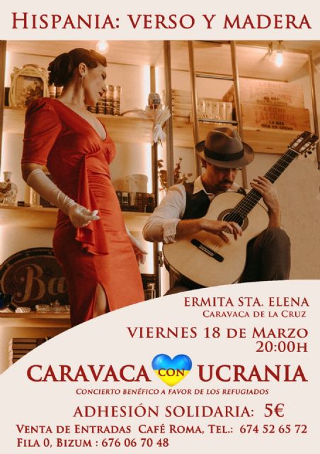Concierto solidario por Ucrania a cargo del dúo Hispania: verso y madera - 1, Foto 1