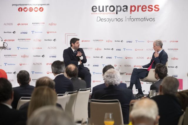 López Miras anuncia un Centro de Captación de Inversiones para que empresas nacionales y extranjeras se implanten en la Región - 2, Foto 2