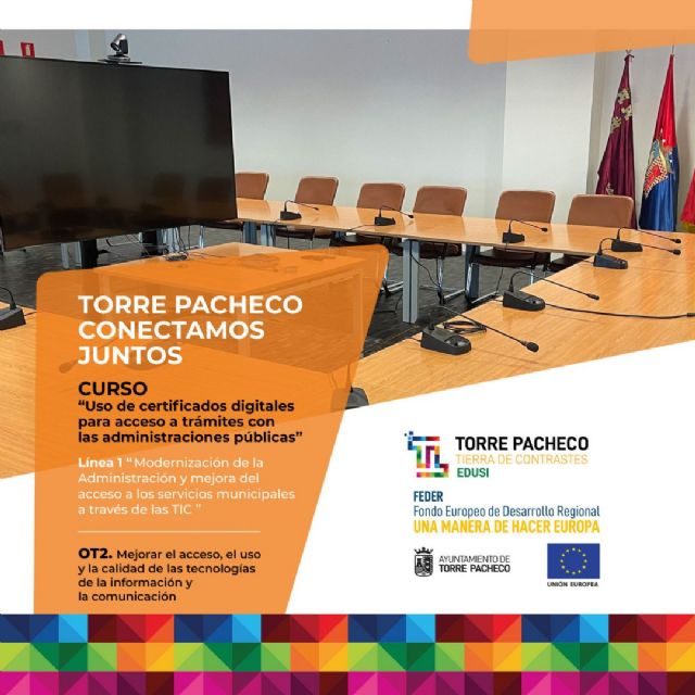 El Ayuntamiento de Torre Pacheco incorpora un equipo en la cuarta planta para celebrar reuniones y conferencias telemáticas - 2, Foto 2