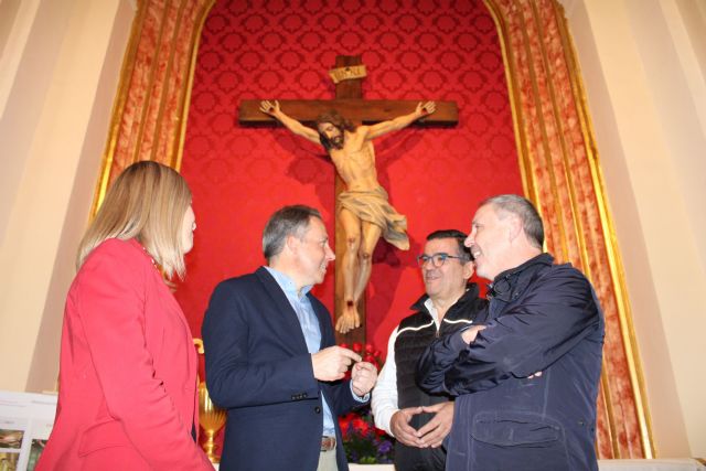 El Ayuntamiento restaura la talla procesional del Cristo del Misterio del Paso Morado de Lorca - 2, Foto 2
