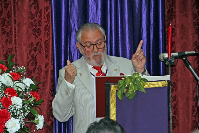 Cultura. Sevilla . Manuel Barrera Marroco exaltó la Semana Santa de Sevilla en la Peña las Maravillas - 3, Foto 3