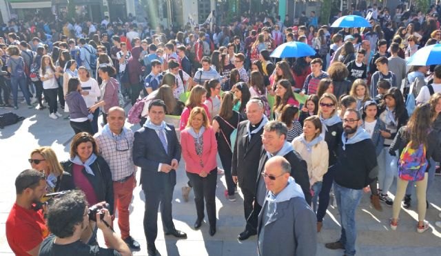 Unos 2.500 jóvenes participan en el VIII encuentro de alumnos de religión católica celebrado en San Javier - 1, Foto 1