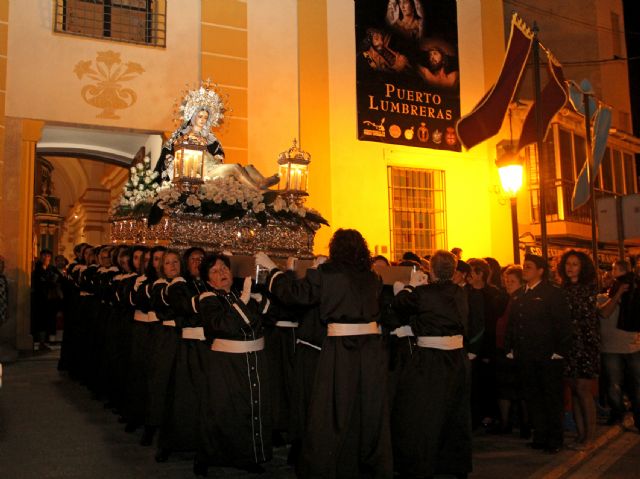 Procesión del Silencio con el Stmo. Cristo de la Fe y María Stma. de la Piedad en la noche de Jueves Santo - 1, Foto 1
