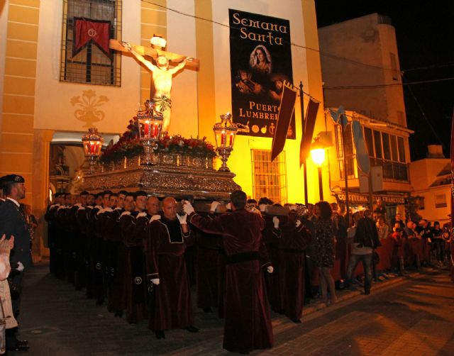 Procesión del Silencio con el Stmo. Cristo de la Fe y María Stma. de la Piedad en la noche de Jueves Santo - 2, Foto 2