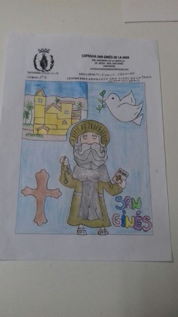 El concurso de dibujo para niños, organizado por la Cofradía de San Ginés de la Jara ya tiene ganadores. - 2, Foto 2