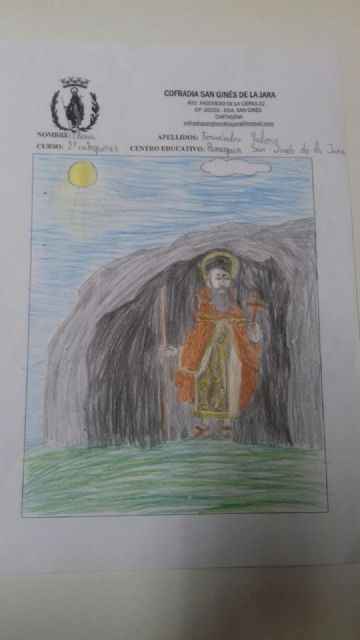 El concurso de dibujo para niños, organizado por la Cofradía de San Ginés de la Jara ya tiene ganadores. - 3, Foto 3
