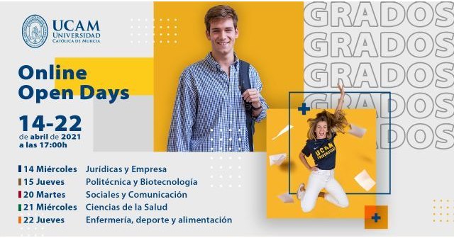 Jornadas de Puertas Abiertas ´online´ de la UCAM - 1, Foto 1