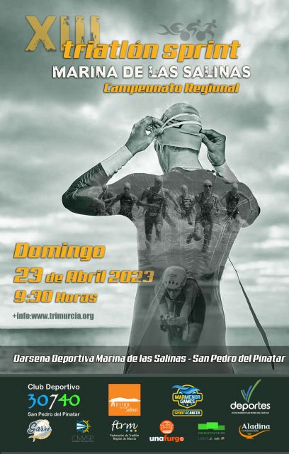 San Pedro del Pinatar acoge el XIII Triatlón Sprint Marina de las Salinas el próximo domingo 23 de abril - 1, Foto 1