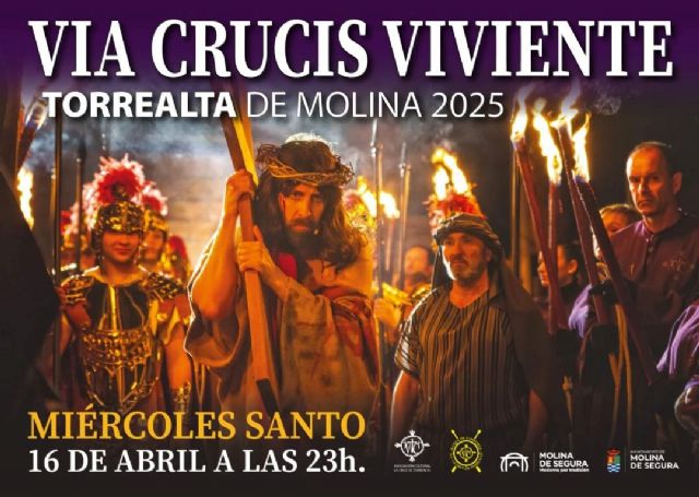 El Vía Crucis Viviente de La Torrealta de Molina se representa el Miércoles Santo 16 de abril - 1, Foto 1