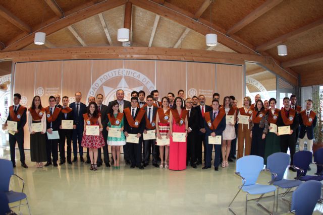 El consejero preside la graduación de los 56 alumnos del Grado de Ingeniería Civil y del Master en Ingeniería de Caminos, Canales y Puertos de la UPCT - 1, Foto 1