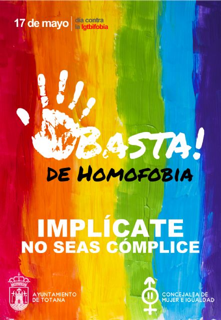 La Concejalía de Defensa de los Derechos del Colectivo LGTBI promueve una campaña en establecimientos comerciales y hosteleros mediante el reparto de cartelería con motivo del Día contra la LGTBIfobia, que se celebra el 17 de mayo