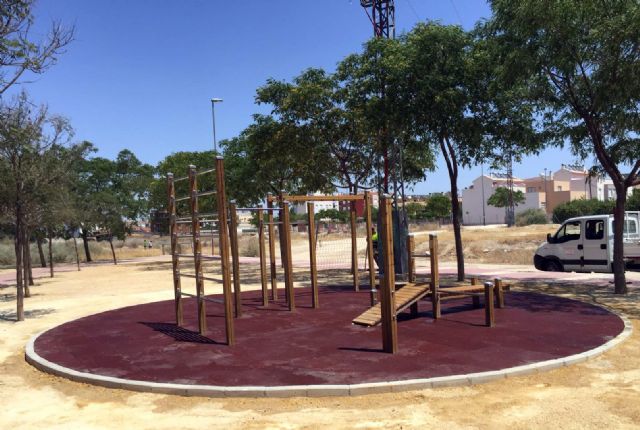 Parques y Jardines revisa las 15 zonas de calistenia de Murcia y sus pedanías - 1, Foto 1