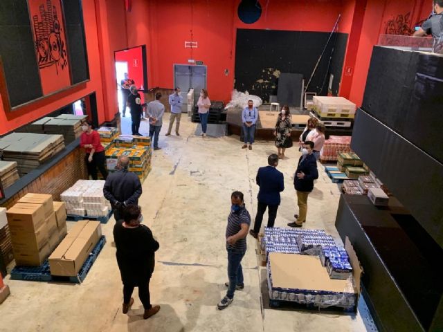 Los portavoces municipales visitan el recién creado banco de alimentos municipal - 2, Foto 2