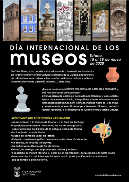 Totana joins, one more year, the commemoration of the International Museum Day that is celebrated on May 18 with virtual visits and activities, Foto 1