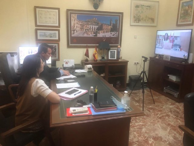 Alcalde y Concejala de Turismo mantienen una reunión con la Consejera de Turismo, Juventud y Deportes - 1, Foto 1