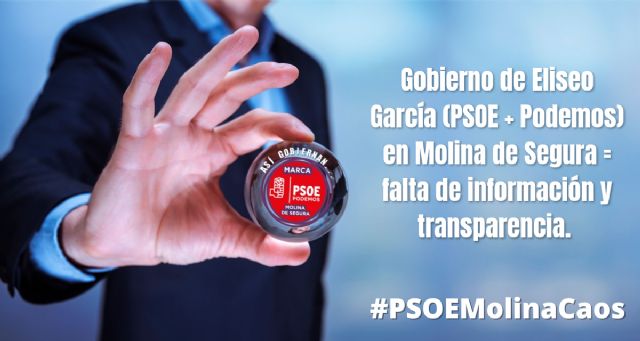 El PP de Molina de Segura denuncia la falta de información y de transparencia del Gobierno local PSOE  Podemos - 1, Foto 1
