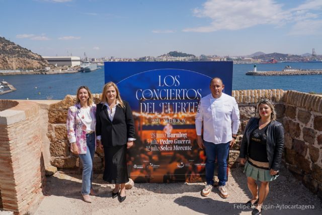 Los Conciertos del Fuerte desembarcan en la bahía de Cartagena con Burning, Pedro Guerra y Soleá Morente - 1, Foto 1