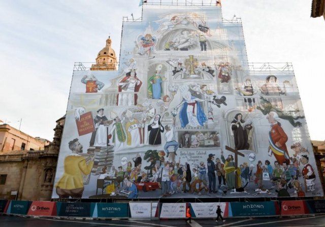 Puebla, el gran dibujante e ilustrador murciano, visita el IES Valle del Segura de Banca - 4, Foto 4