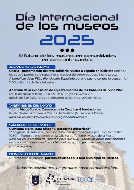 Caravaca celebra el Día Internacional de los Museos con puertas abiertas, visitas guiadas y una gymkana digital orientada al turismo familiar - 1, Foto 1