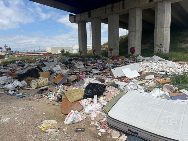 El PSOE exige al PP que actúe ya para limpiar y dignificar la zona del Reguerón, convertida en un vertedero ilegal en Beniaján - 3, Foto 3