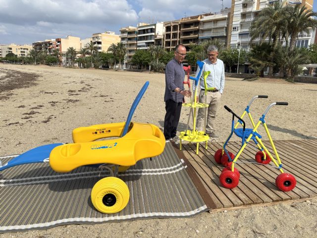 Águilas refuerza su compromiso con el turismo inclusivo con nuevas instalaciones de accesibilidad en sus playas - 1, Foto 1