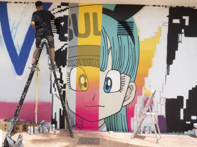 Los Alcázares empieza a llenar sus calles de color en el Festival Internacional de Arte Urbano - 2, Foto 2