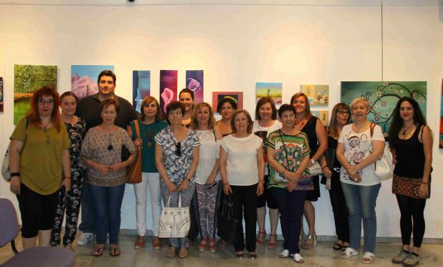 Los alumnos de Keke Calvache exponen sus pinturas en la Casa de la Cultura - 1, Foto 1