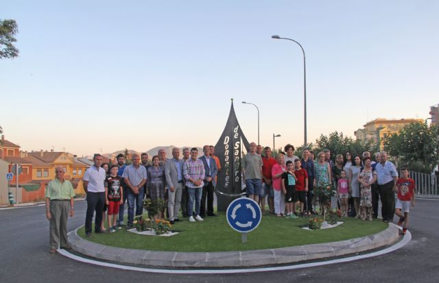 Puerto Lumbreras rinde homenaje a sus donantes de sangre dedicándoles una rotonda - 1, Foto 1