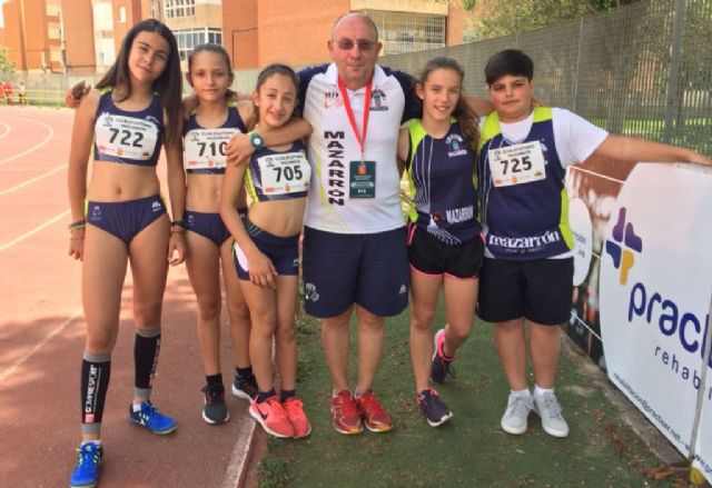 Doce medallas para el club atletismo Mazarrón en los campeonatos regionales de alevines y sub 14, Foto 1