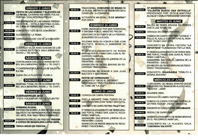 Valentín presenta su gran semana de fiestas en honor a San Juan Bautista - 2, Foto 2