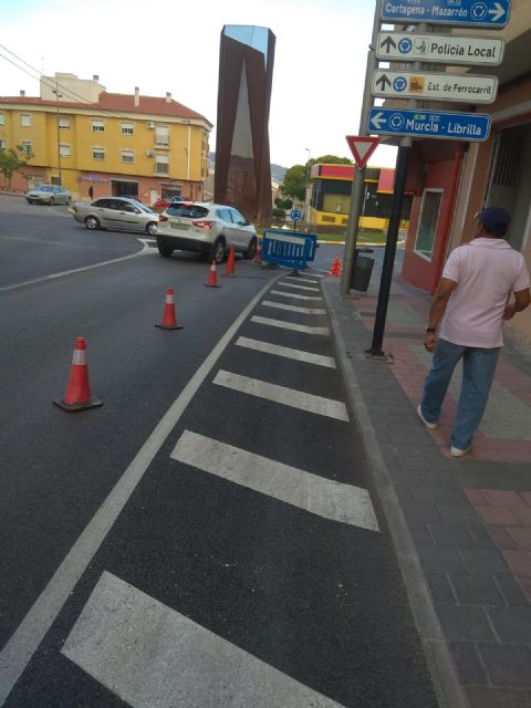 La avenida de España permanecer cortada una semana para arreglar una rejilla de recogida de pluviales, Foto 2