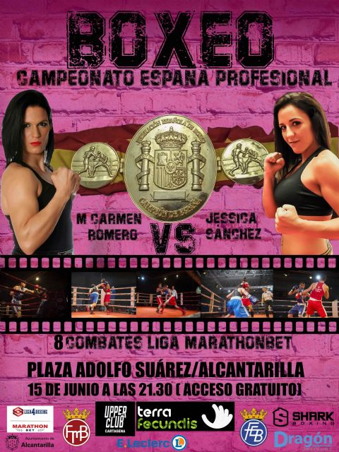 El primer Campeonato de España de Boxeo Profesional de la Región de Murcia se celebra mañana sábado en Alcantarilla - 1, Foto 1