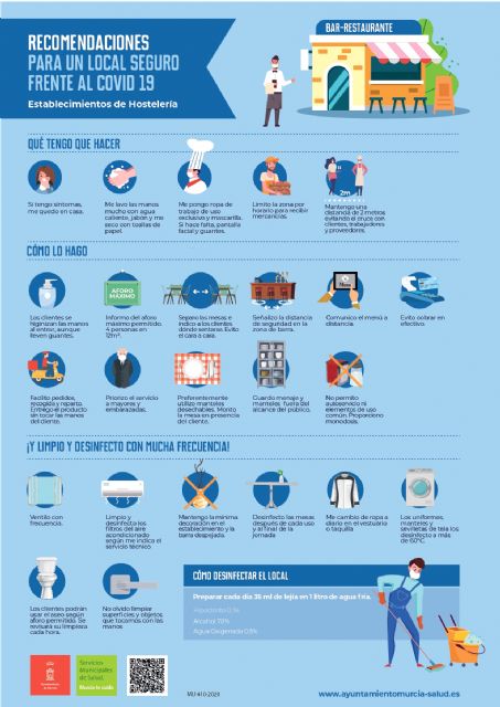 Salud lanza una guía de recomendaciones de seguridad para los establecimientos de restauración frente al Covid-19 - 1, Foto 1