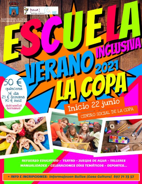 Escuelas de verano en Bullas y La Copa - 2, Foto 2