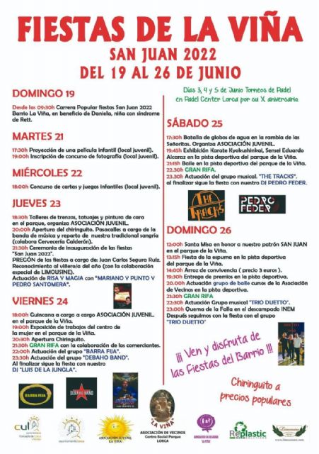 La Asociación de Vecinos de La Viña se vuelca en la organización de las fiestas en honor a San Juan que se celebrarán del 19 al 26 de junio - 1, Foto 1