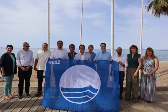 Mazarrón acoge el acto de entrega de banderas azules de toda Región de Murcia, Foto 1