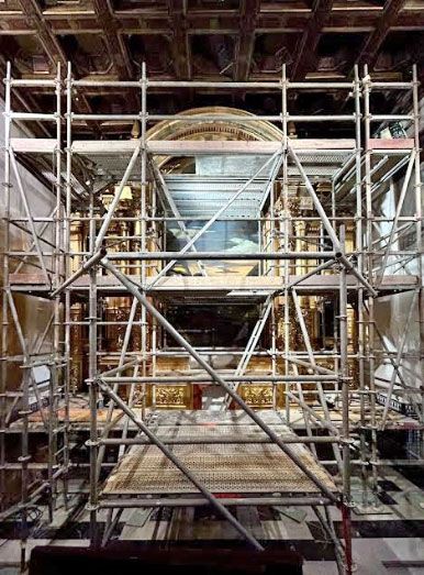 La Hermandad del Museo de Sevilla da a conocer algunas imágenes de cómo marchas los trabajos de conservación de su Capilla - 4, Foto 4