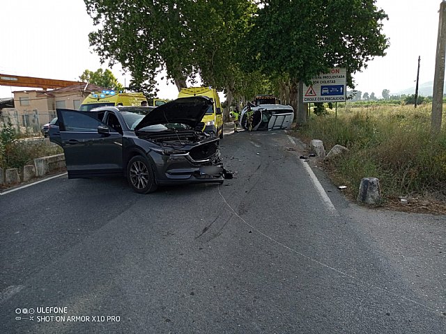 Tres heridos en un accidente de tráfico en Caravaca de la Cruz - 1, Foto 1