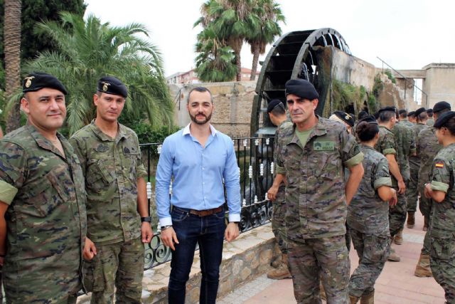 Paracaidistas del Regimiento de Infantería Zaragoza N° 5, con sede en el Acuartelamiento de Santa Bárbara, visitan el Museo de la Huerta de Alcantarilla - 3, Foto 3