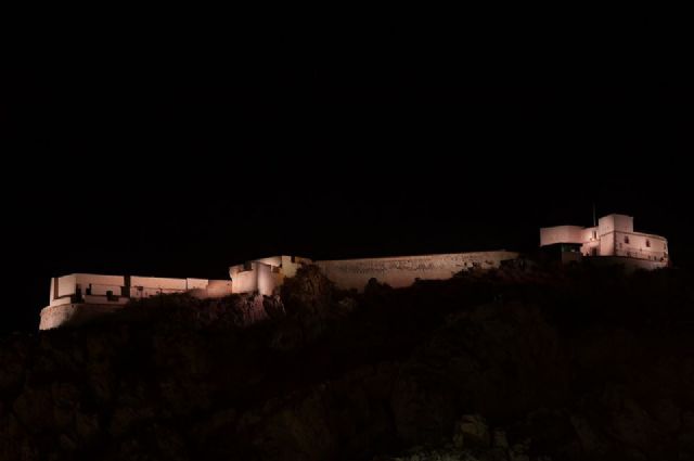 El castillo de San Juan de las Águilas estrena iluminación - 1, Foto 1