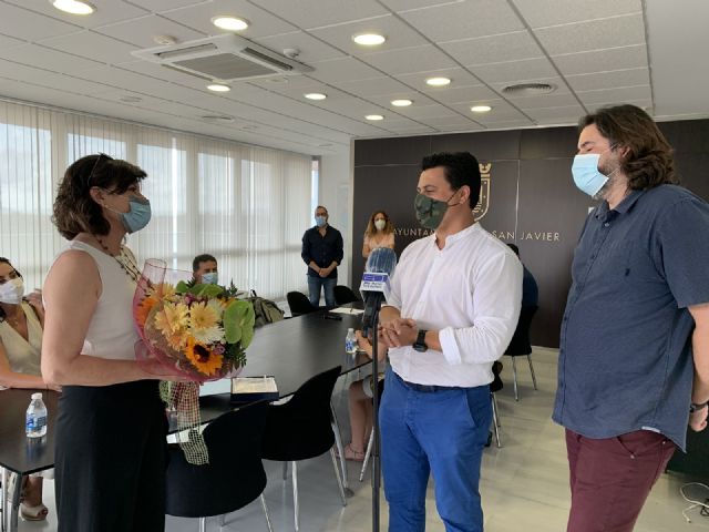 El alcalde, José Miguel  Luengo se reúne con los directores de los colegios del municipio para abordar la despedida del curso y preparar el siguiente, ambos marcos por la pandemia - 2, Foto 2