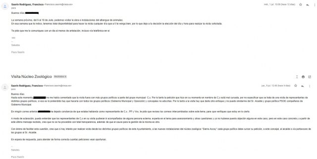 Francisco Saorín: Las tres derechas mienten: Saorín no impide que PP, Cs y Vox visiten la perrera municipal - 1, Foto 1