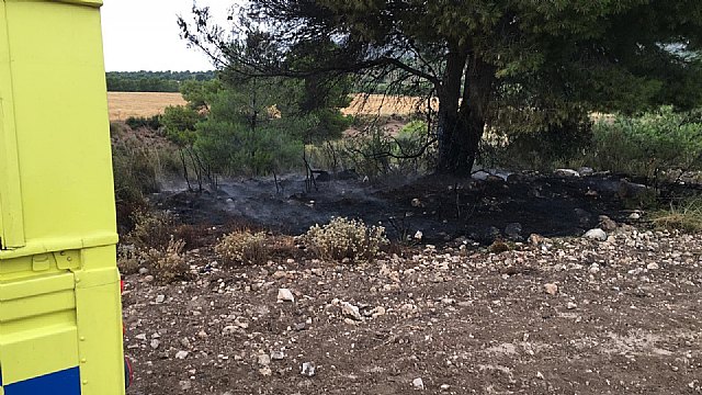 Registrados varios conatos de incendio en el noroeste de Lorca provocados por una tormenta eléctrica - 3, Foto 3