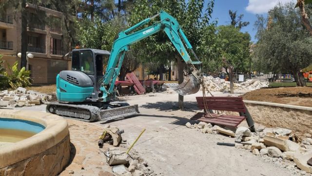 Avanzan las obras de renovación en el Jardín de Campoamor - 1, Foto 1