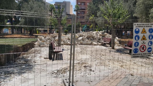 Avanzan las obras de renovación en el Jardín de Campoamor - 3, Foto 3