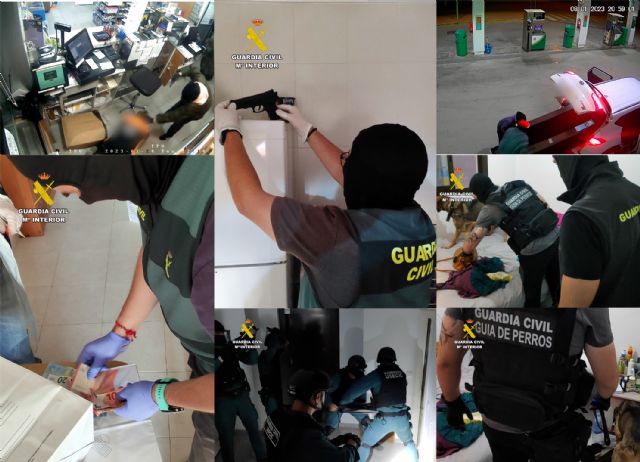 La Guardia Civil desarticula el grupo delictivo que atracaba comercios de media Región, Foto 2