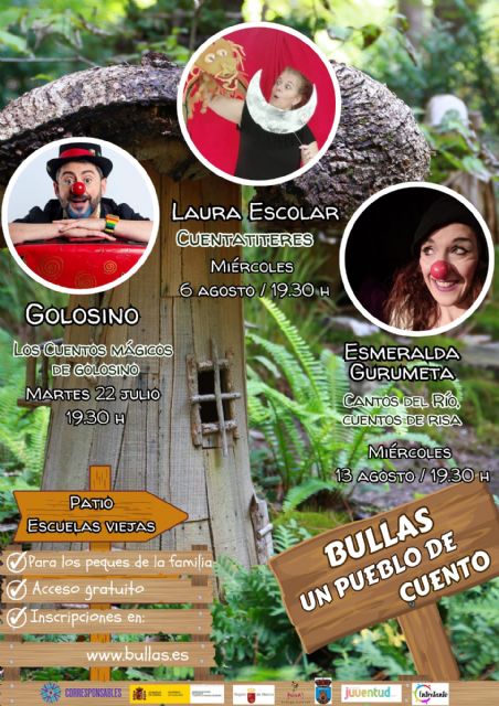 Bullas, un pueblo de cuento: cuentacuentos y títeres para toda la familia este verano - 1, Foto 1